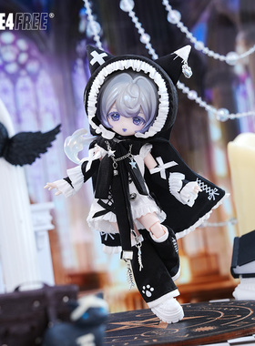 COME4FREE旗舰店童话系列【妙手空空客】12分BJD娃衣裙子套装