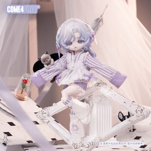 COME4FREE旗舰店【日常系列】疗愈绵绵兔娃衣OB11玩偶BJD娃衣