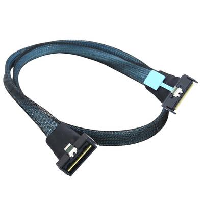 PCIE MCIO 8X转LP SlimSAS Low profile SFF-8654 74P高速连接线