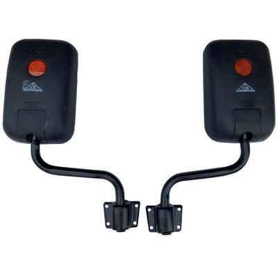 电动摩托三轮车全棚车后视镜全家福反光镜改装大视野倒车镜快餐车