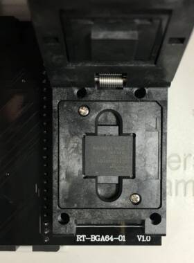 爱修RT809HSE弹跳座RT-BGA64-01烧录座送4种限位框两种底板