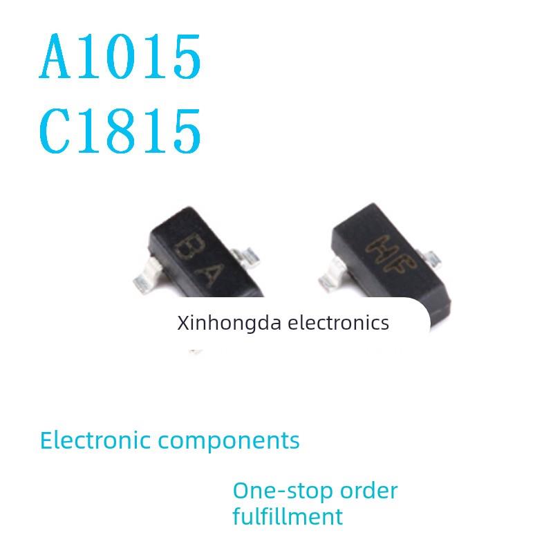 A1015 C1815 SOT-23 丝印BA HF 贴片三极管 2SA1015 2SC1815 50个