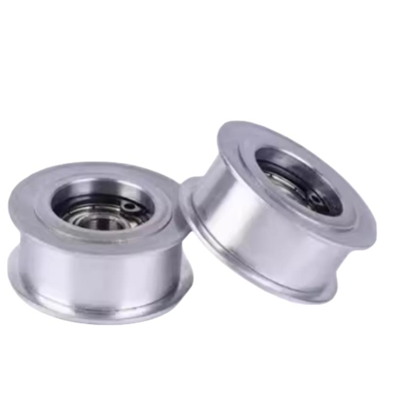 45号钢镀镍平皮带用惰轮 HBGCM ENG22 光轮宽度(T)11~32 两边轴承