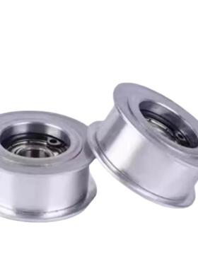 45号钢镀镍平皮带用惰轮 HBGCM ENG22 光轮宽度(T)11~32 两边轴承