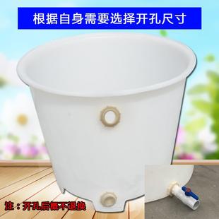 加厚牛筋塑料桶液压车圆桶大号化工搅拌桶发酵酿酒腌蛋叉车周转桶
