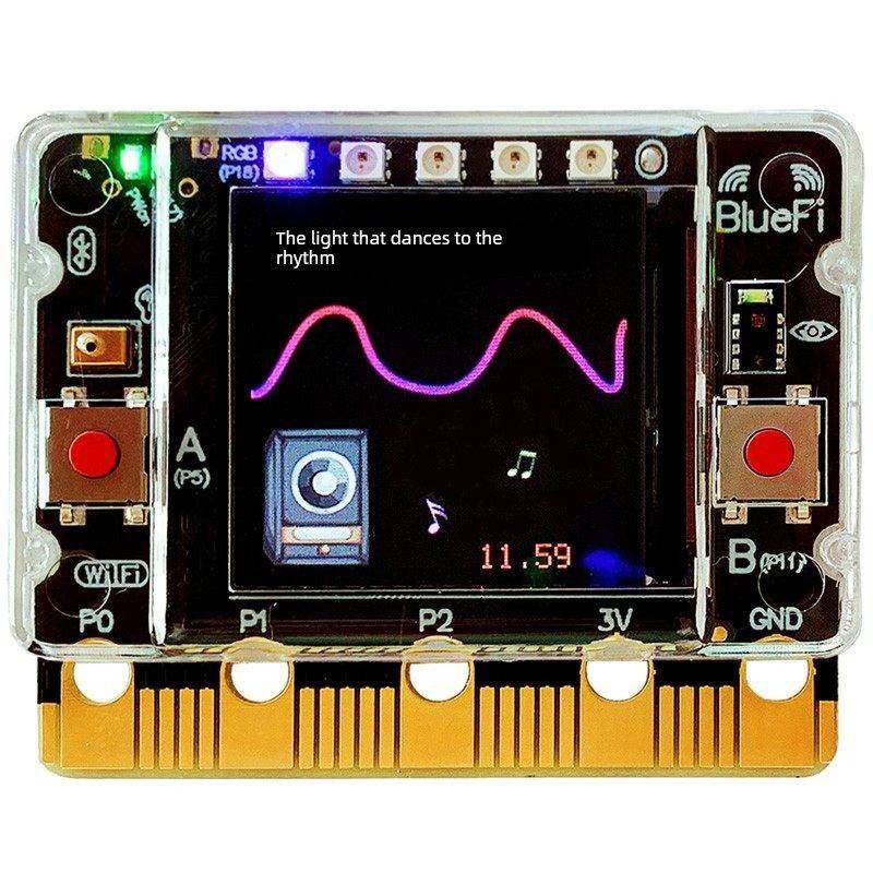 esp32 双处理器单板机Bluefi兼容microbit python编程套件 开发板