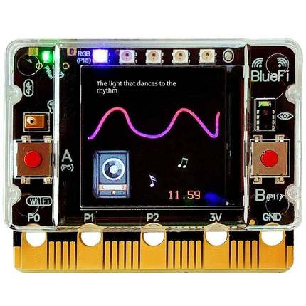 esp32 双处理器单板机Bluefi兼容microbit python编程套件 开发板