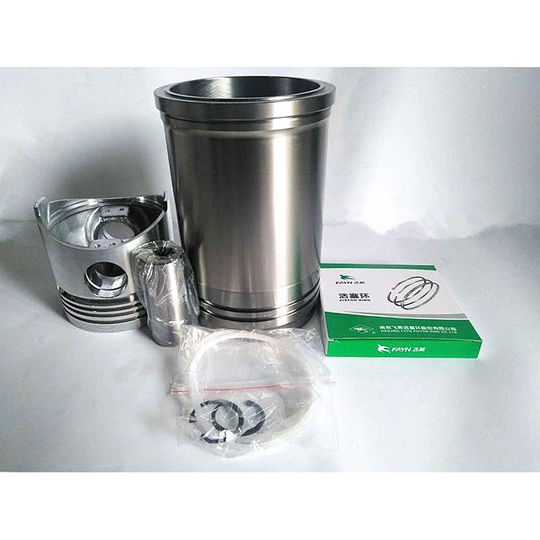 沭河190峨眉190原装四配套农机小手扶拖拉机配件缸筒活塞活塞环