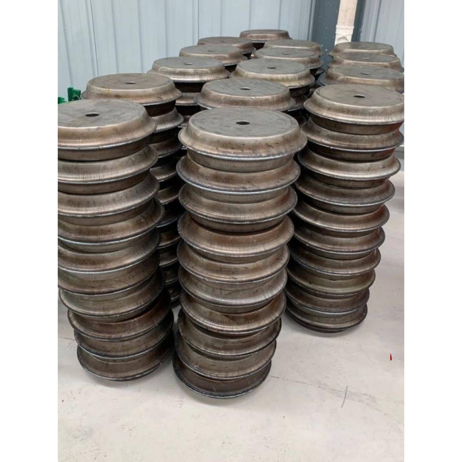 旋耕机镇压器轮农用压地滚子胶钢轮子压地滚子小麦播种机镇压器