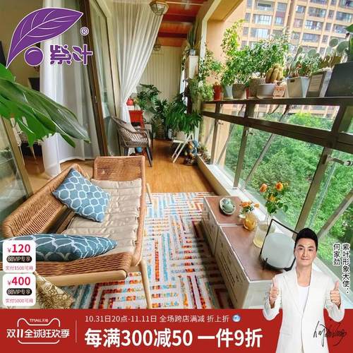 檀花贵妃椅阳台躺椅藤沙发单人小户型卧室家用简约民宿贵妃榻