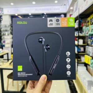 阿思络LY24蓝牙耳机三重模式立体声持久待机磁吸运动耳塞音乐黑色