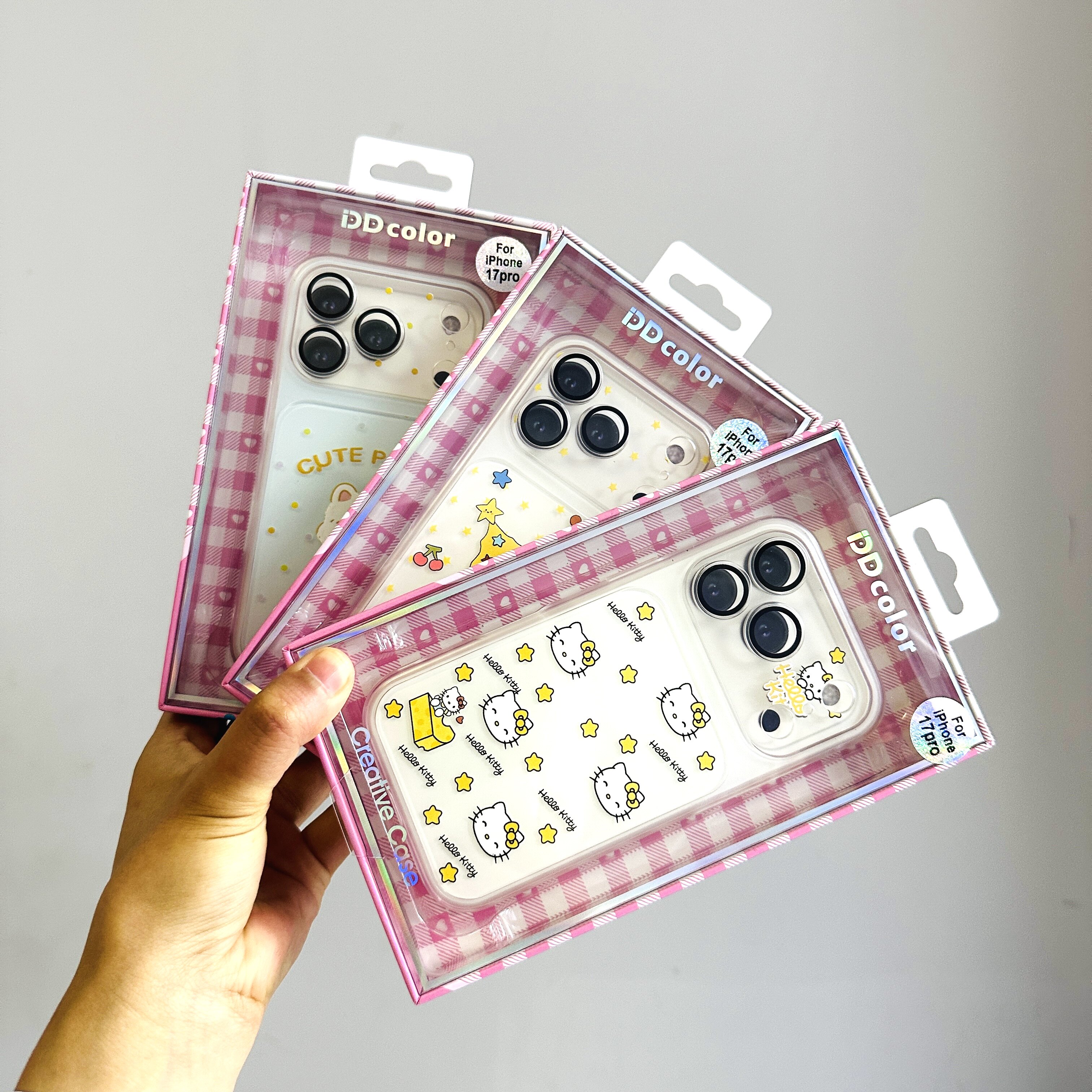星星人iPhone17pro手机壳Hello Kitty卡通可爱透明保护套