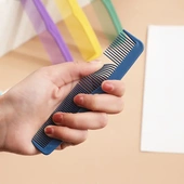 热销家用酒店宾馆礼品染发美发梳子双头梳大齿梳防静电小梳子