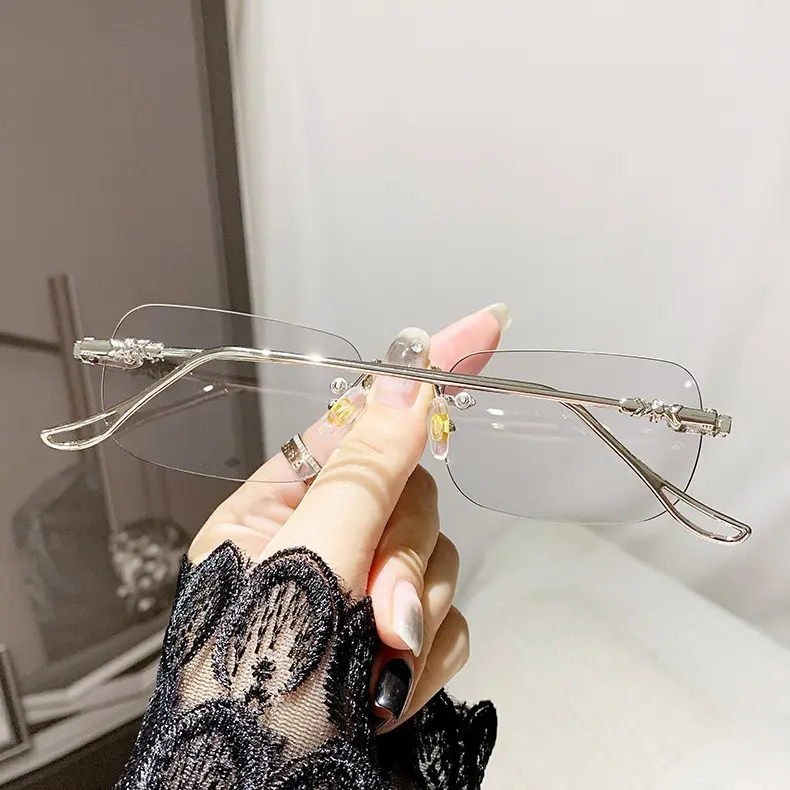 感光变色防蓝光眼镜框学生平光镜爆款成品近视眼镜