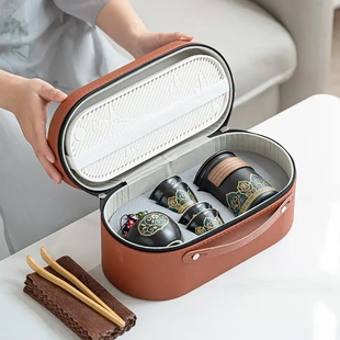 式 旅行茶具套装 快客杯户外陶瓷茶具活动商务节庆礼品定制