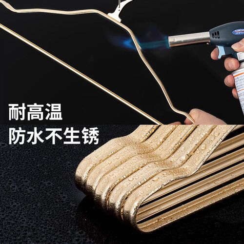 佳运来防掉防f风衣架自动卡扣铝合金晾衣架高楼防吹走户外挂衣撑