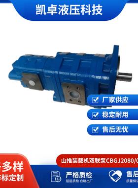 工程机械配件液压齿轮泵厂家山推CBGJ2080/0010XF装载机双联泵