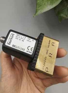 burkert6014 C 2.0 FKM MS G1/4 PN0-10bar 24VDC 00125348现货