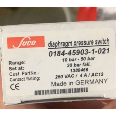 德国苏克SUCO压力开关1166-6210-03正品电压24