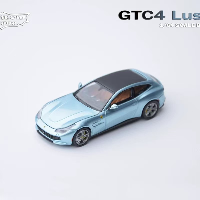 限量法拉利GTC4 Lusso Ferrari猎装车PK 1:64开盖版 合金汽车模型