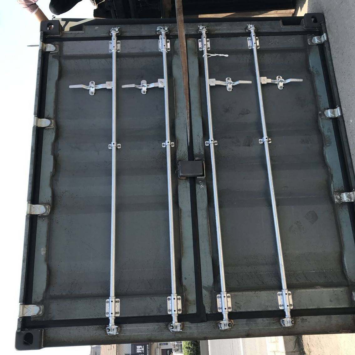 工厂全新定/ 碳钢 不锈钢集装箱大门 仓库防盗推拉双开门