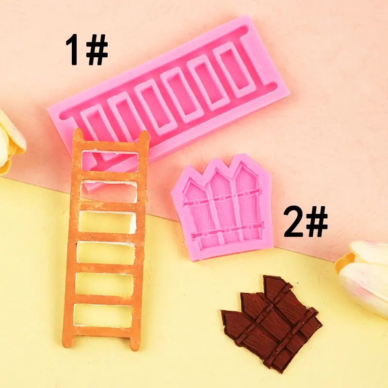 梯子篱笆栅栏家具滴胶石膏树脂具翻糖模具