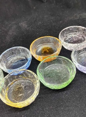 6.5厘米水晶杯透明水晶碗佛堂圣水碗供水碗调精油面膜碗圣水