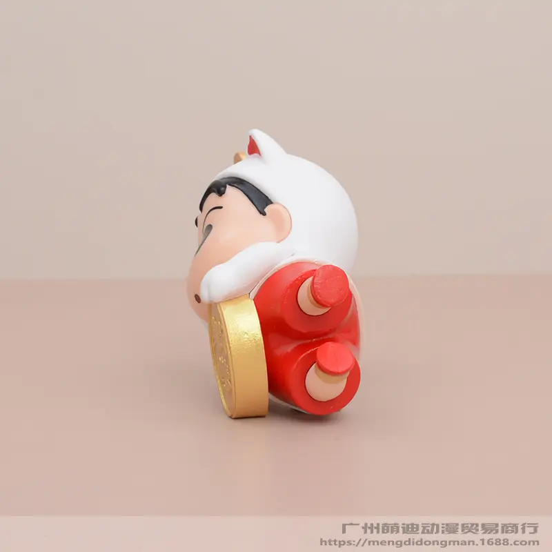 蜡笔躺赚 新之助躺姿 经典造型新之思考模型摆件盒装