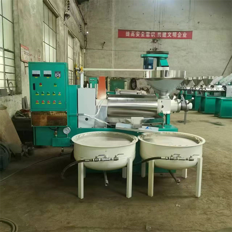 花生菜籽自动打油机 商用食用油精炼线自动螺旋葵花紫苏榨油机