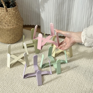 日本pecolo宠物碗架AE多色BD猫狗护颈增高铁支架马卡龙飞碟固稳定