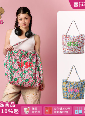 SFSG x 碎花系列LOGO三色单肩包生日礼物通勤2025春季新品