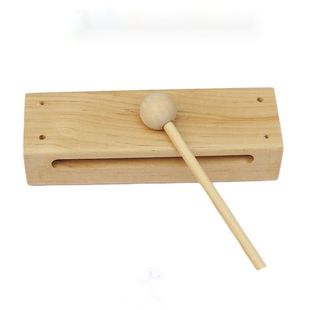 奥尔夫乐器方梆子,民族乐器高音梆子 正品 方梆子 方木梆子响筒