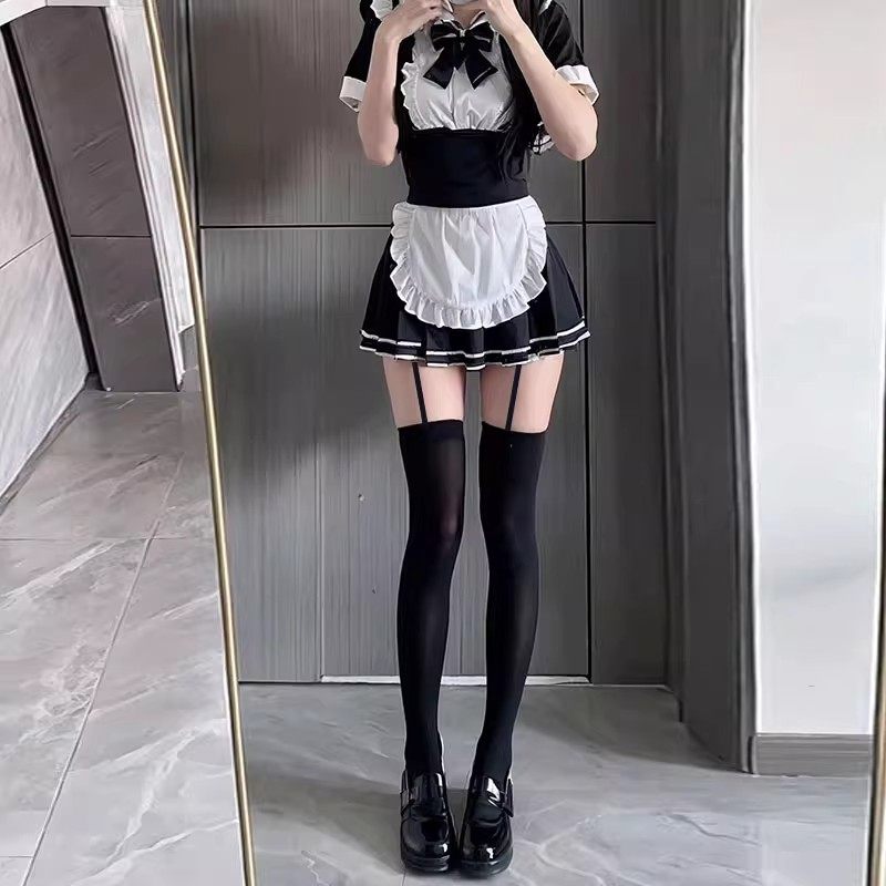 黑色吊带袜女春夏季y2k辣妹天鹅绒jk黑丝过膝袜子性感长筒大腿袜,女士内衣/男士内衣/家居服,长筒袜,淘宝优惠券,粉丝福利购,淘宝优惠卷