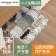 海帝斯单层抽屉式 拉篮厨房整体橱柜不锈钢碗篮?具车置物架调料调