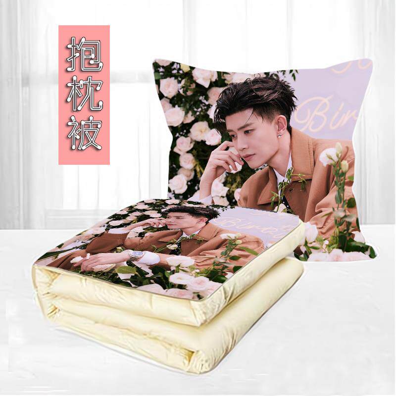 来图定制任嘉伦两用抱枕被无忧渡宣夜办公车载腰垫午睡空调被周边