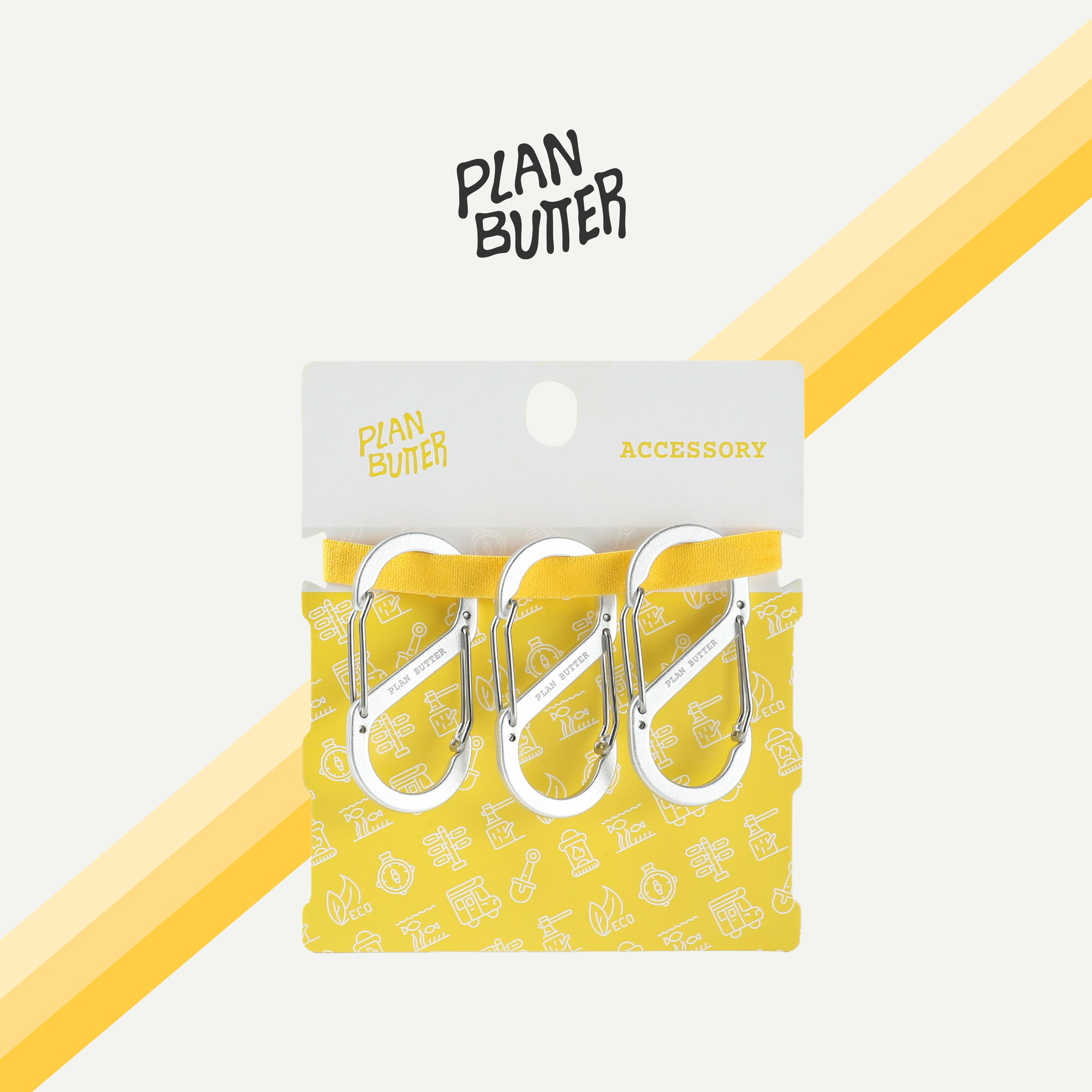 高品质多功能双向钥匙扣挂锁