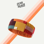 BUTTER 均码 美利奴羊毛 艺术拼色 多巴胺发带运动 运动头带 PLAN