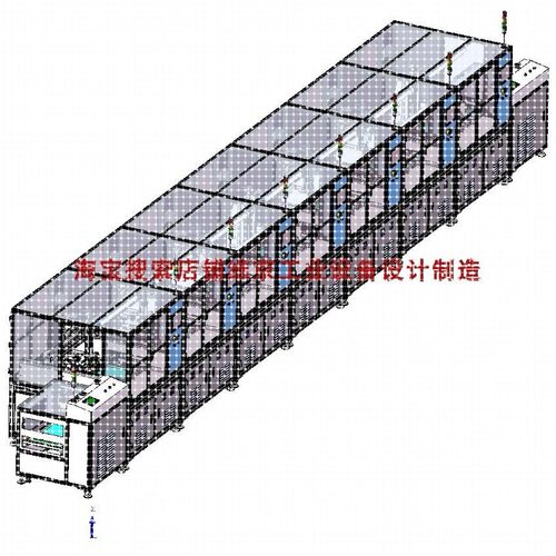 5G天线焊接组装线图纸插件线图纸上料插件组装翻转点胶焊锡线图纸