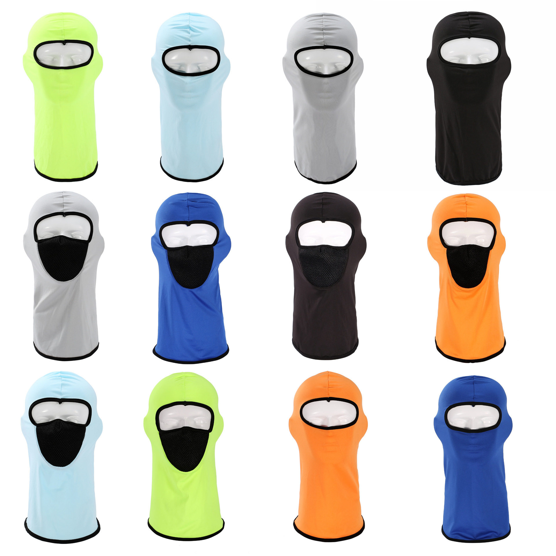 头套夏季冰丝骑行户外防晒头套自行车摩托车防风蒙面内胆围脖