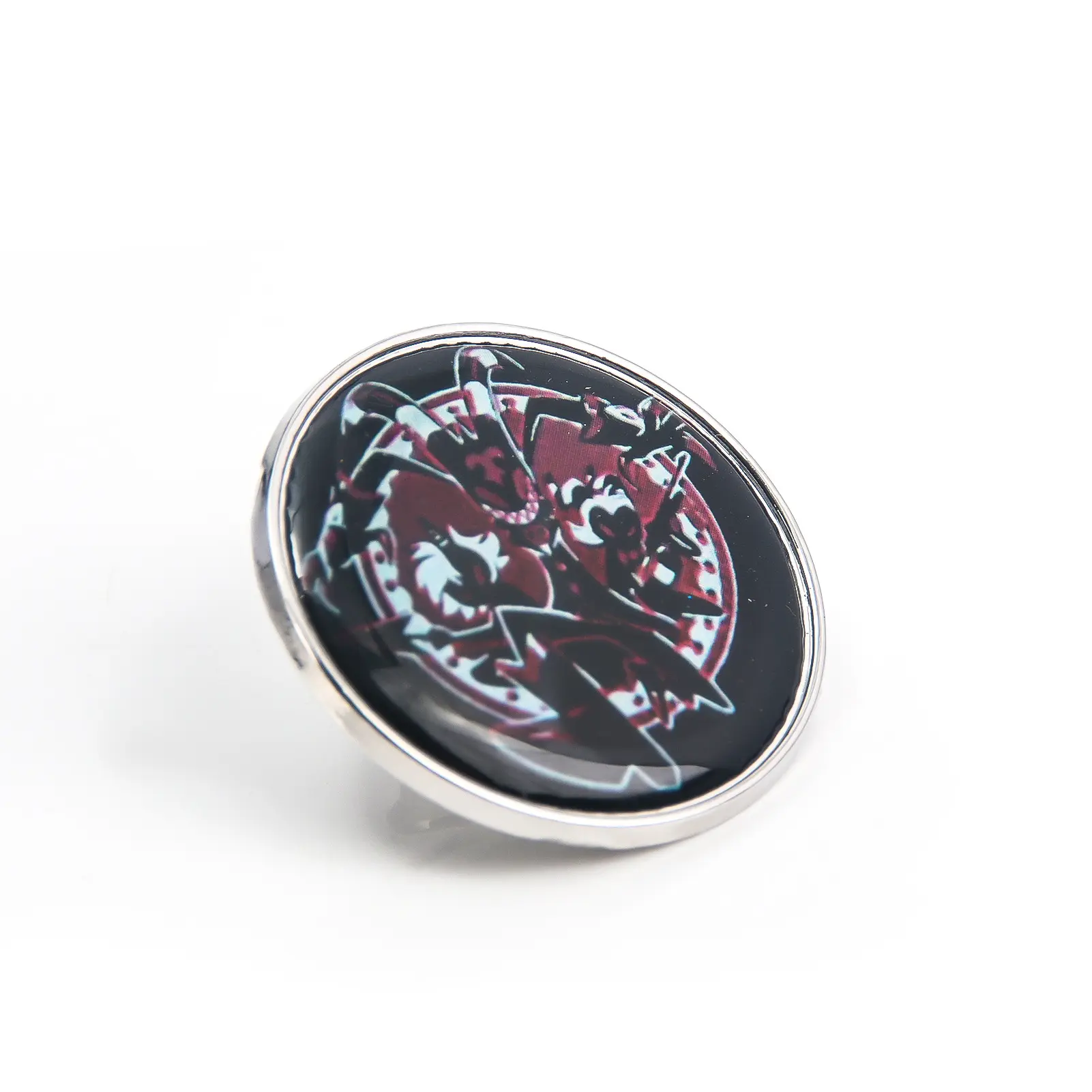 hazbin hotel地狱客栈胸针 恶老大卡通恶魔