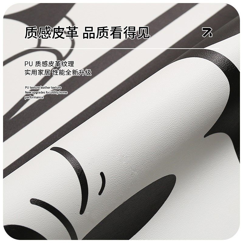 卡通鞋柜垫子台面防脏盖布皮革电视柜桌布防水防油免洗餐边柜桌垫,居家布艺,桌布,淘宝优惠券,粉丝福利购,淘宝优惠卷