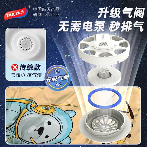 太力抽气羽绒服收纳袋真空压缩袋专用衣物衣服行李箱家用神器袋子