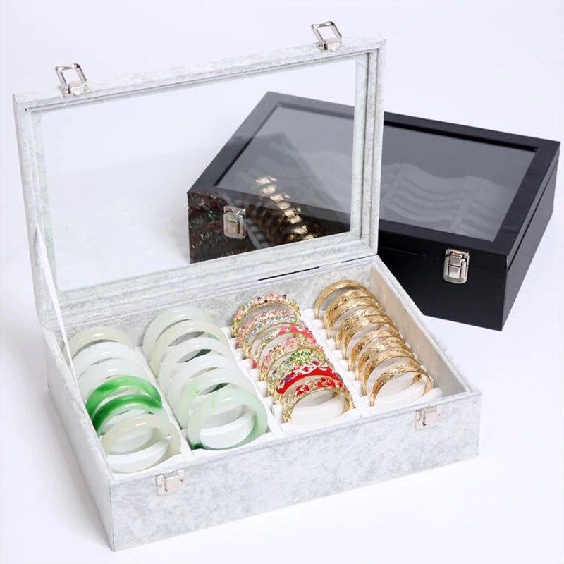 升级版加厚40位手镯盒 珠宝首饰盒子手镯子收纳展示金银玉首饰箱,饰品/流行首饰/时尚饰品新,首饰盒,淘宝优惠券,粉丝福利购,淘宝优惠卷