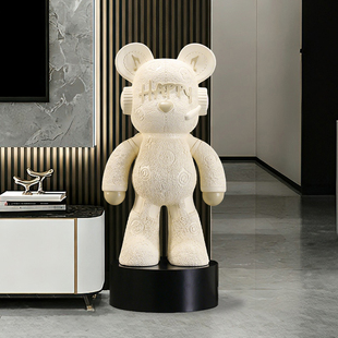 暴力熊存钱罐摆件客厅玄关电视柜酒柜装 饰品乔迁新居礼品开业礼物