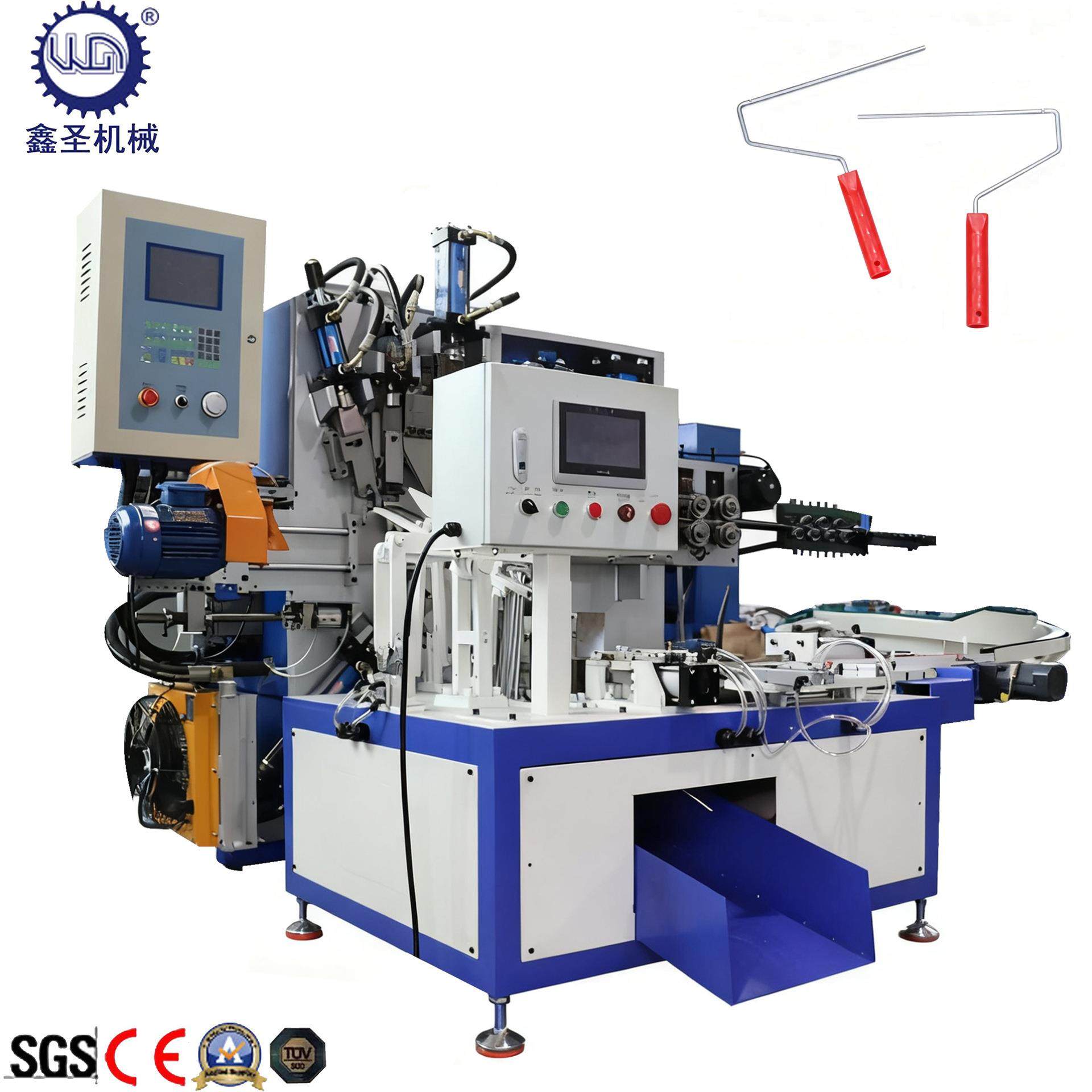 生产厂家液压油漆滚筒刷支架折弯机滚刷支架成型机自动穿胶柄,五金/工具,其他机械五金,淘宝优惠券,粉丝福利购,淘宝优惠卷