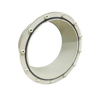 PP阻燃视窗喷淋塔观察口一体成型检测口活性炭箱检修口PP法兰配件