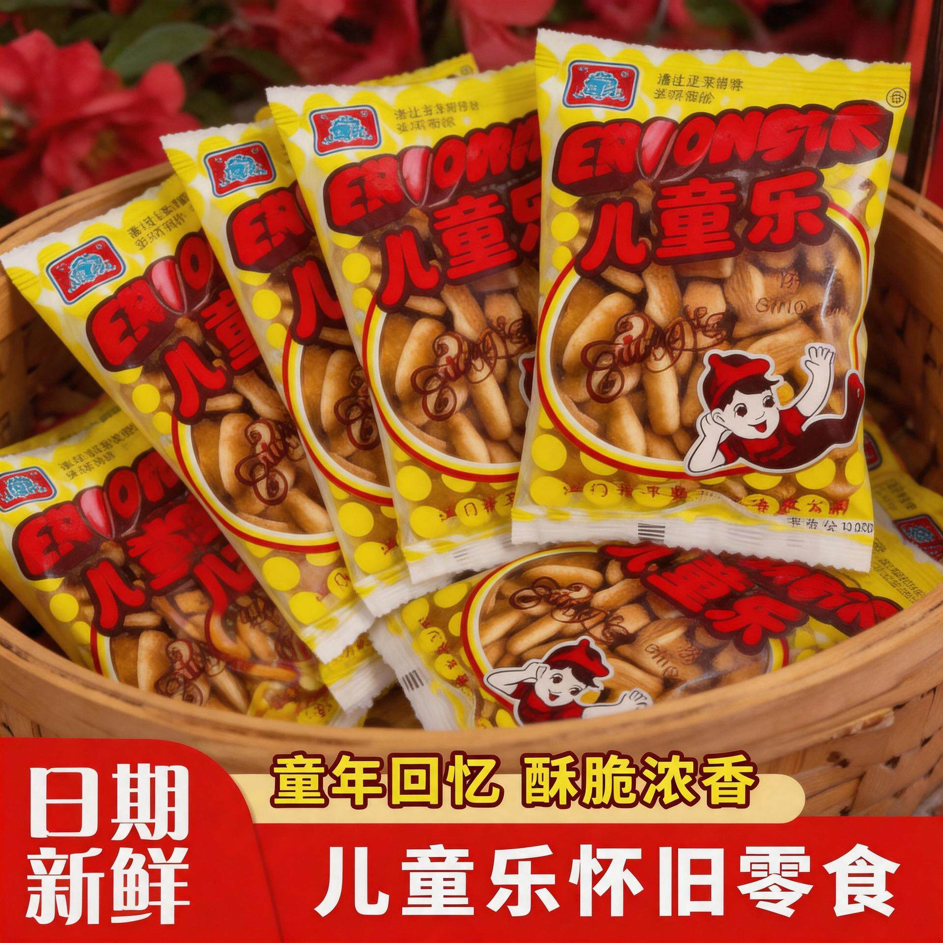 华声儿童乐饼干包邮8090后怀旧零食儿时饼干早餐饼休闲办公室饼干