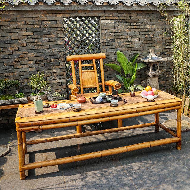 陋石坊户外庭院桌椅套件露天防水茶桌室外竹藤椅休闲茶几椅子组合,住宅家具,桌椅套件,淘宝优惠券,粉丝福利购,淘宝优惠卷