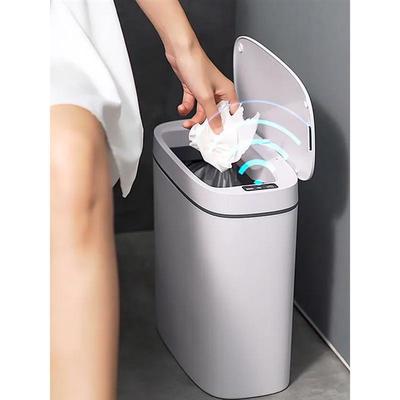 新品智能感应垃圾桶家用客厅厨房卧室卫生间壁挂式浴室防水厕所夹