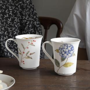 曼叙手绘陶瓷杯生日礼物送男友情侣水杯专属DIY订字送女生的礼物